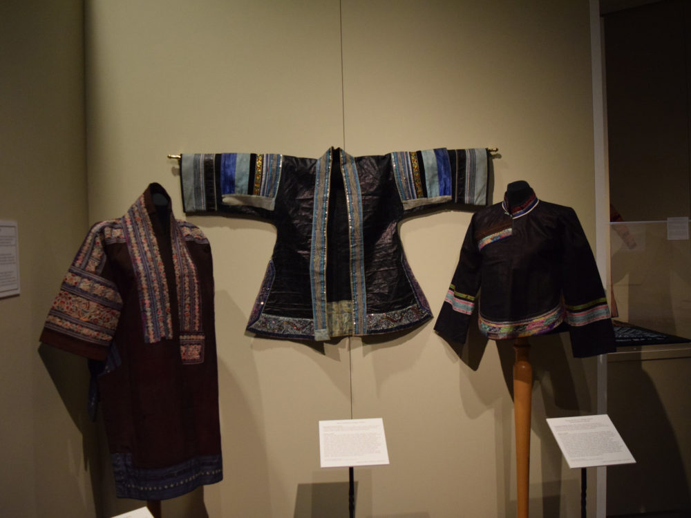 Teaching with Textiles display