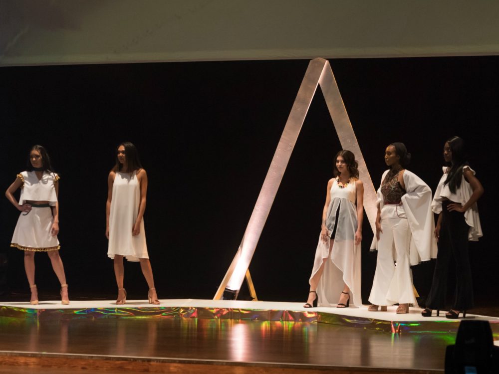 Students show off designs in the apparel design show