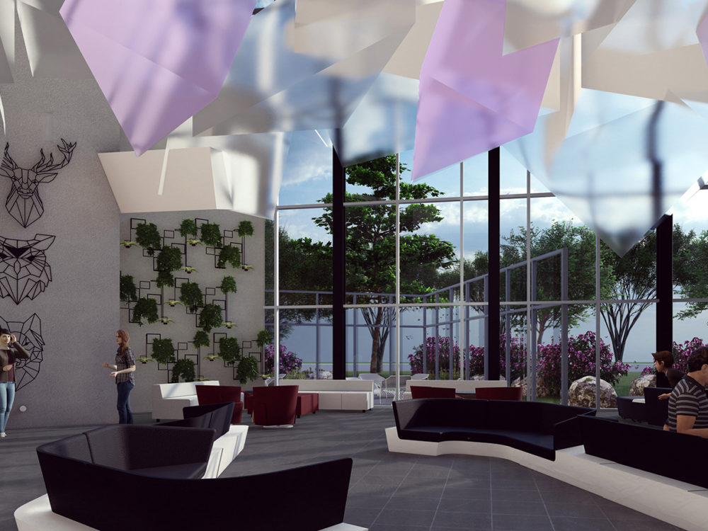 student interior design project