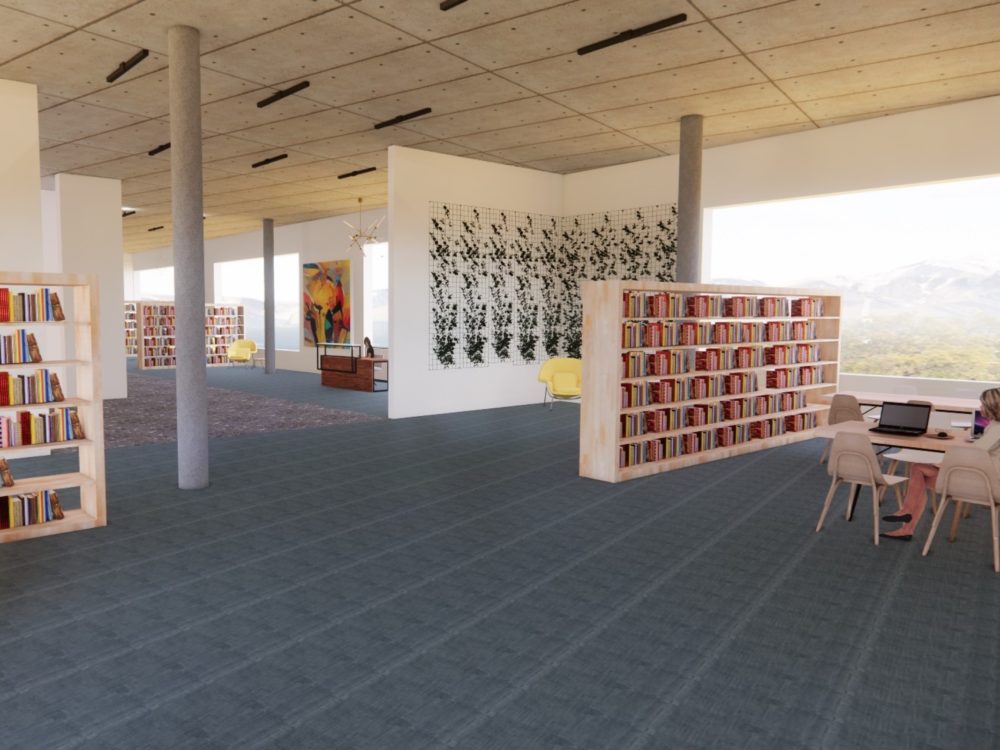 Emma Parkin Rendering of library space