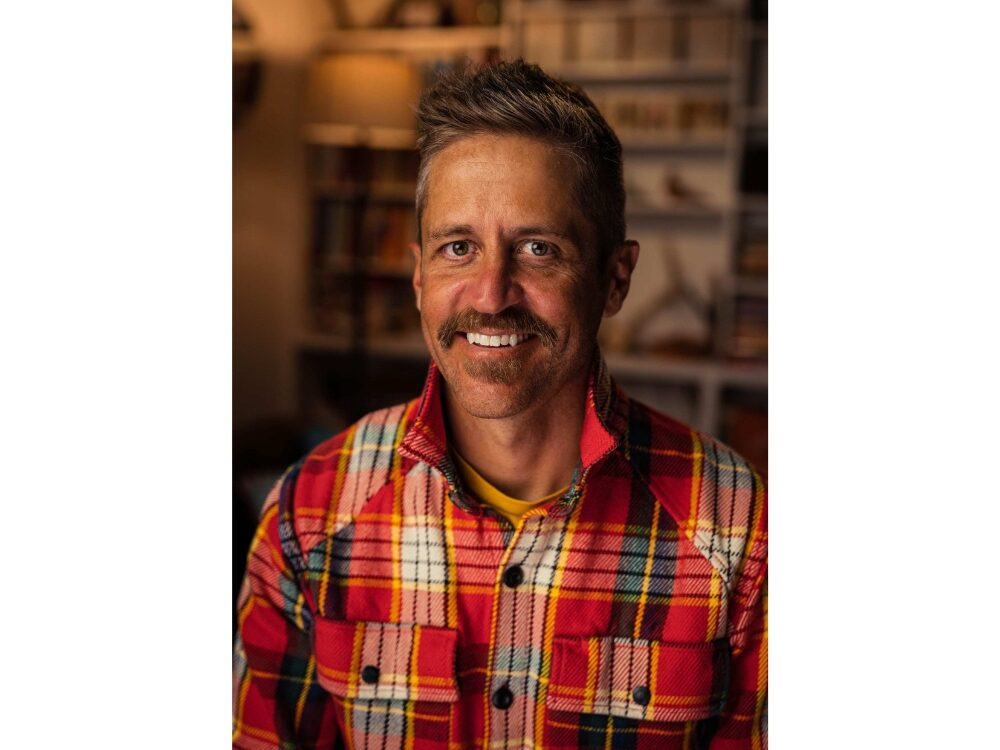 Portrait of Jedd Rose in his creative office space.
