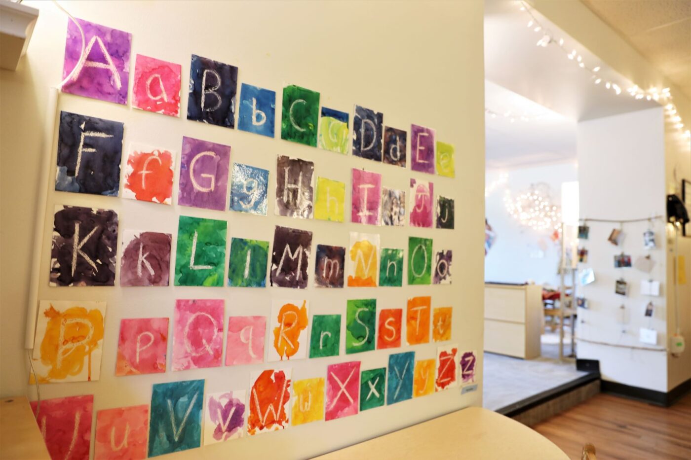 ECC classroom colorful alphabet