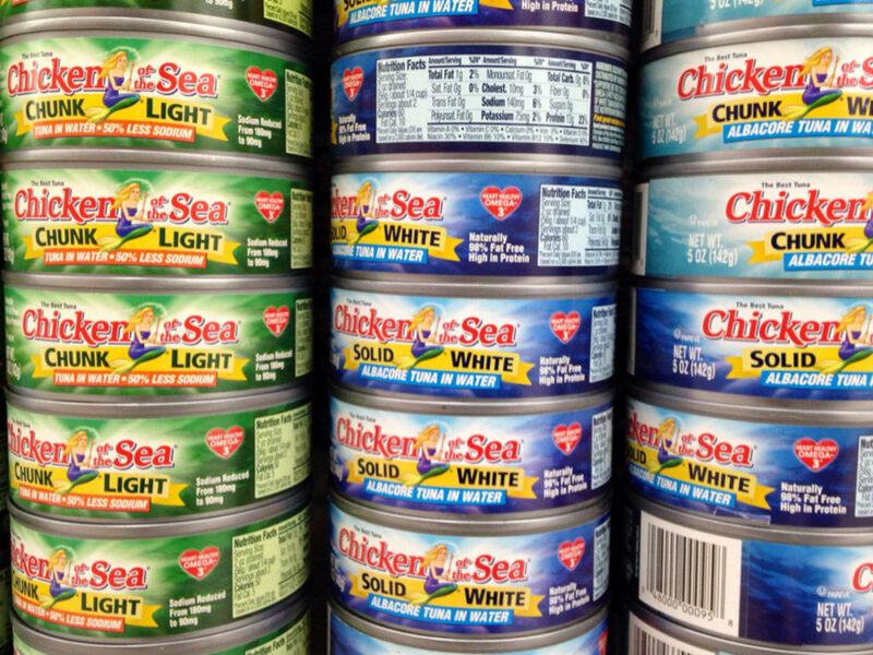 cans of tuna