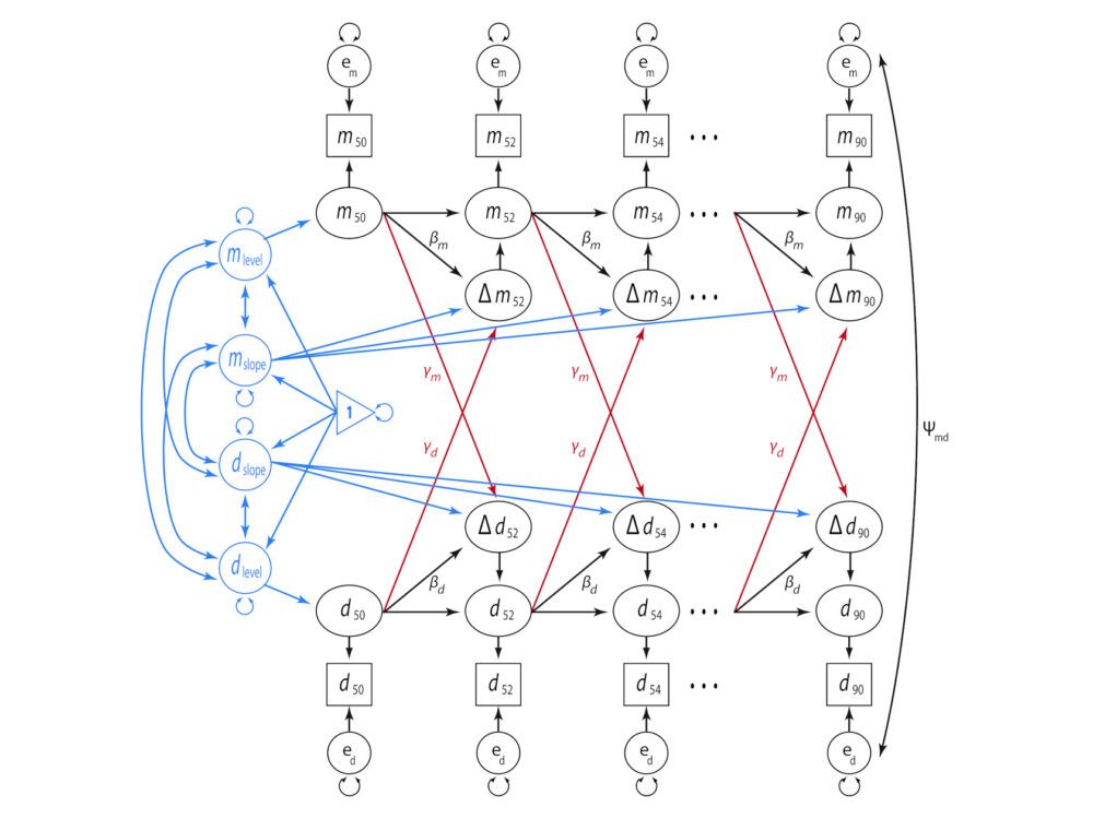 A complex diagram of advanced methods for understanding change.