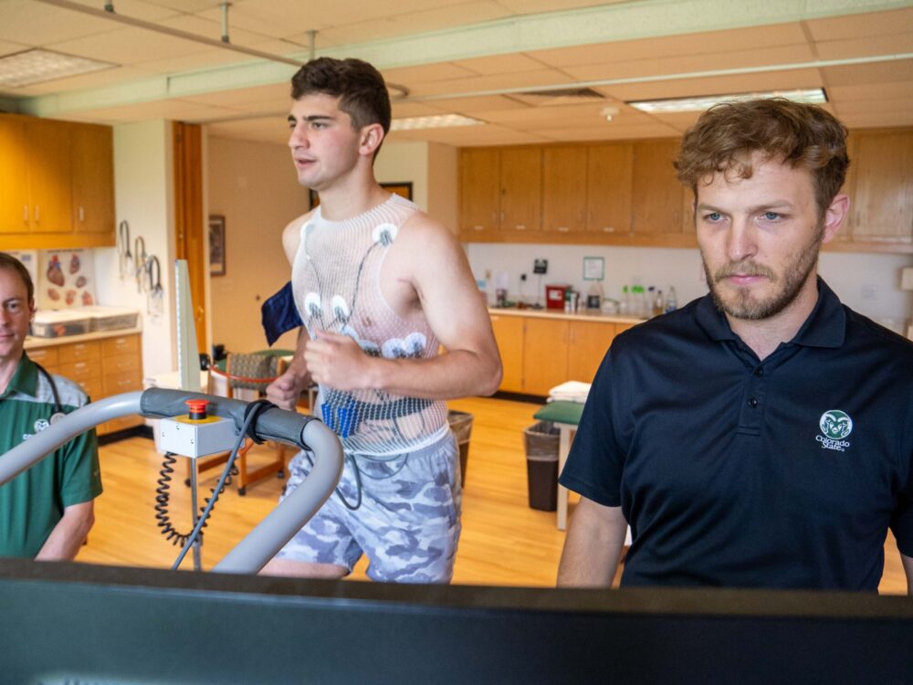 First responder tests their endurance skills for their testing