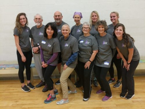 Fit Cancer group exercise class pose for a photo
