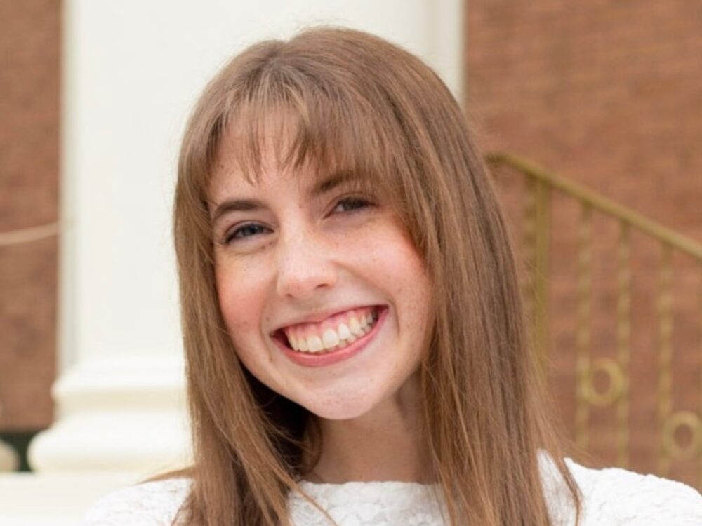 A portrait of Claire Fitzgerald smiling