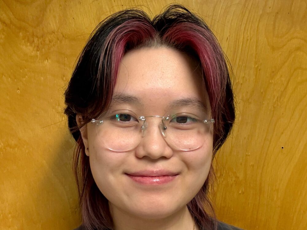 A portrait of Rose Dang smiling