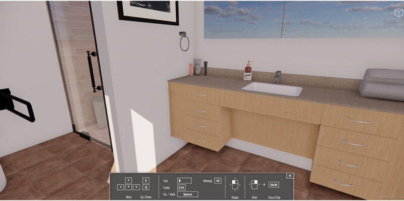 Virtual Rendering of bathroom