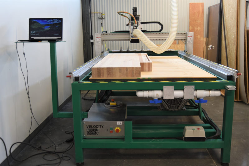 A Forest Scientific CNC router in the Wood Lab