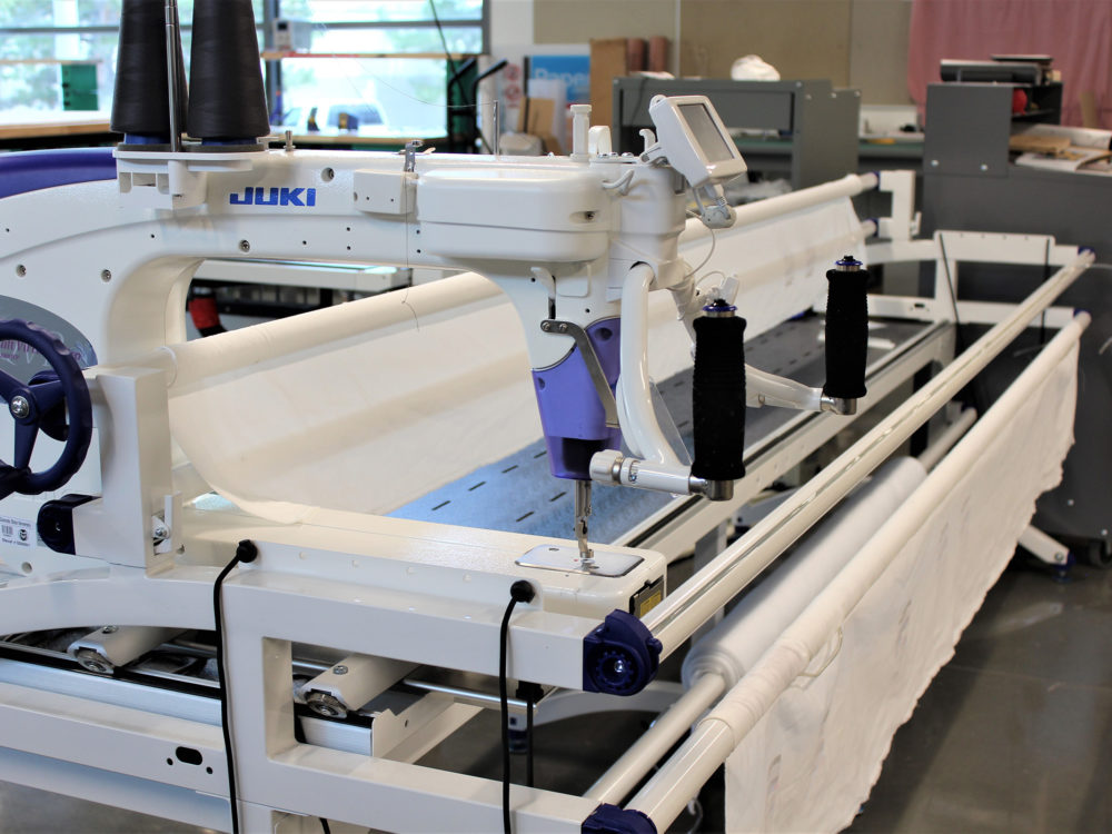 A Juki quilting machine in the Prototype Lab