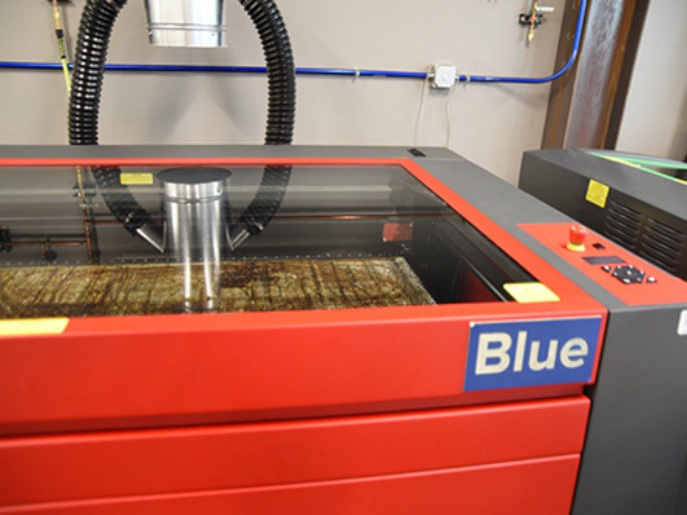 The `Blue` laser cutter in the Prototype Lab