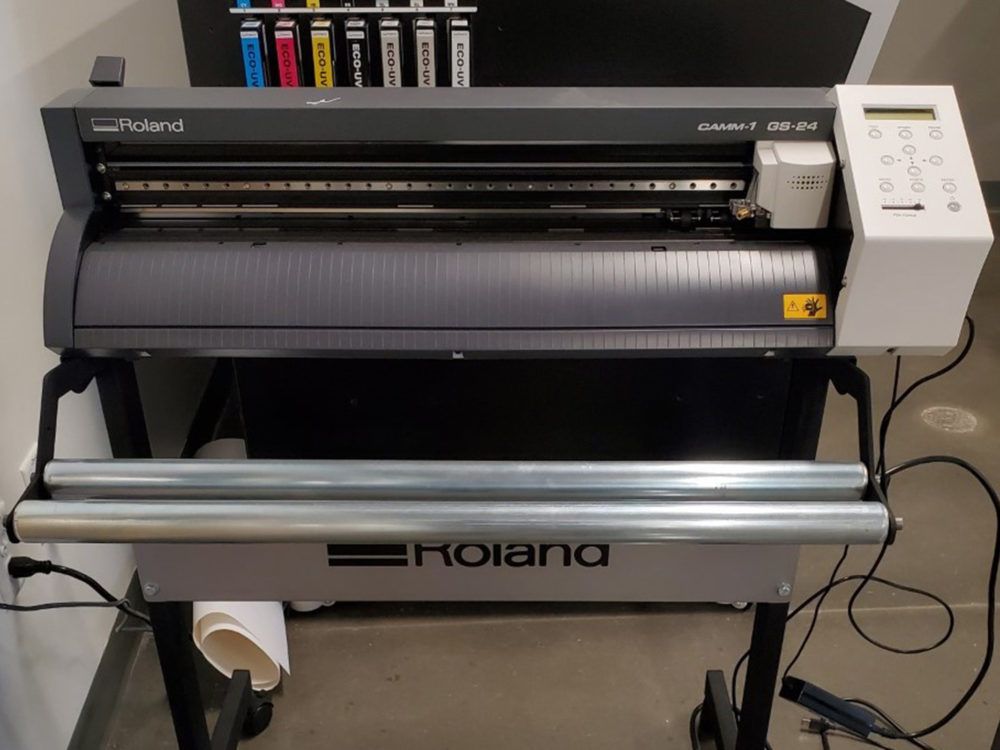 Roland Vinyl Cutter in the Prototype Lab