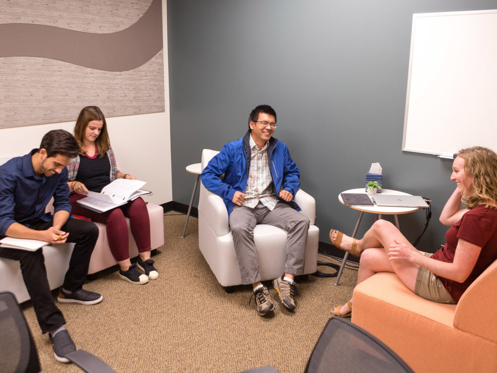 Students practice counseling and evaluation in clinic