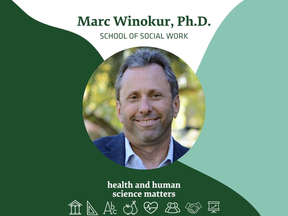 Marc Winokur, Ph.D. School of Social Work, Health and Human Science Matters