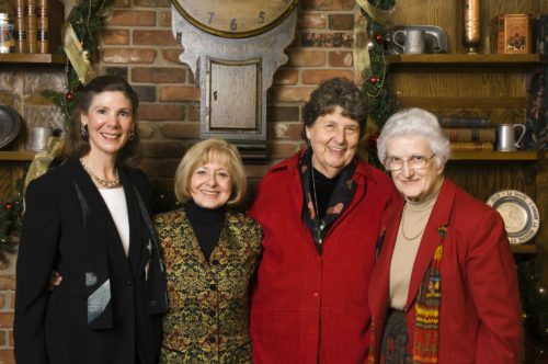 Four former deans of the College of Health and Human Sciences