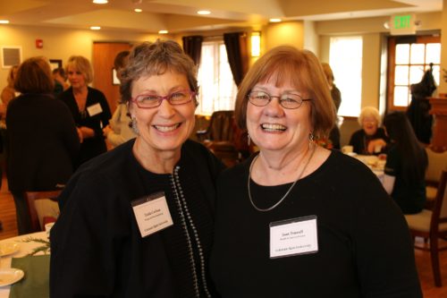 Linda Carlson and Joan Trussell