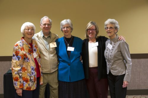 Marie with fellow retirees at a Legacies gathering