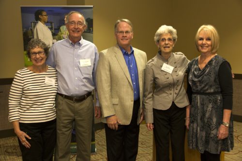 Marie with fellow retirees at a Legacies event