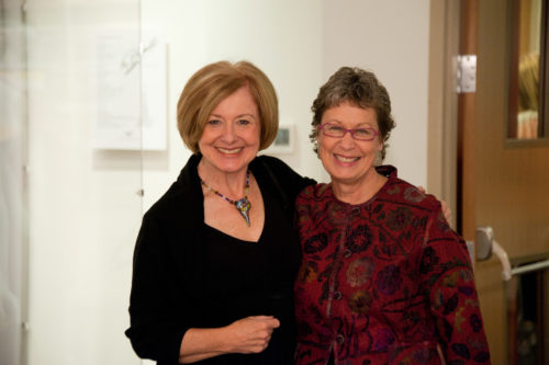 Nancy Hartley and Linda Carlson