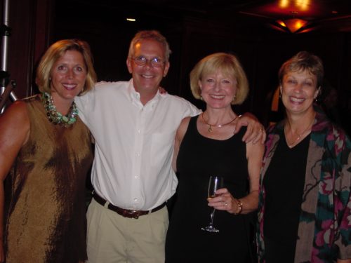Nancy with Camy Cooney, Joe Vasos, and Linda Carlson