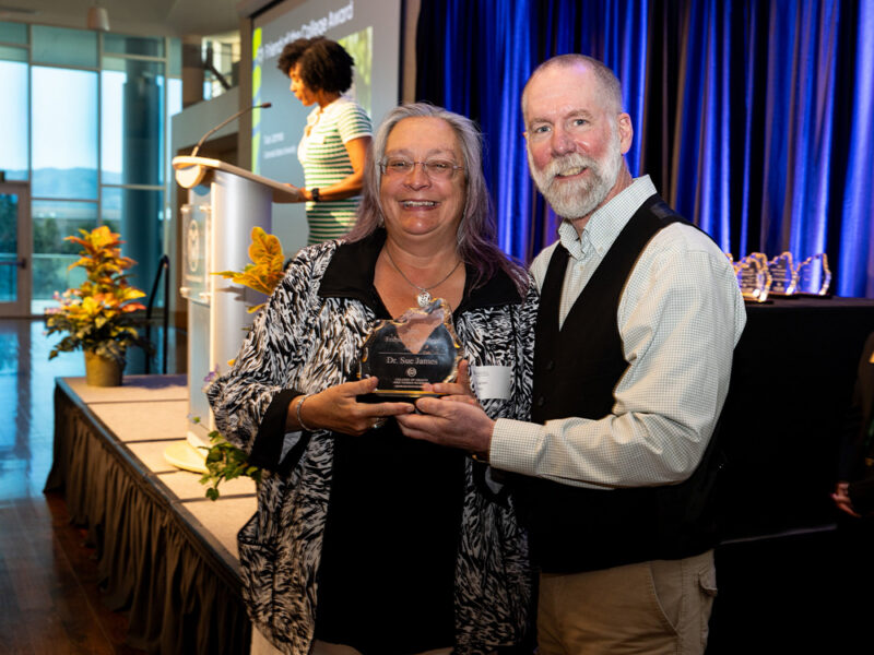 Sue James and Matt Hickey